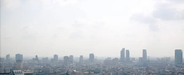 Arka Plan Için Bangkok Şehrinin Hava Kirliliği Hava Atmosfer Tarafından — Stok fotoğraf