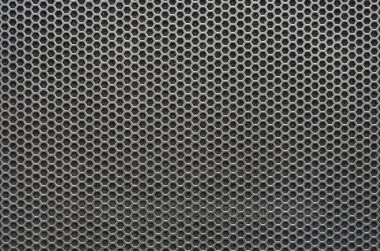Seamless hexagon perforated metal grill pattern clipart