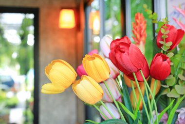 Buket Lale çiçek yapay demet