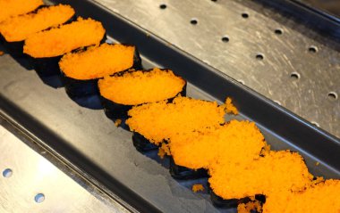 EBİKO Nigiri, karides suşi.