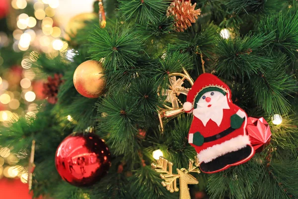 Boże Narodzenie Drzewo Elementów Dekoracyjnych Czas Boże Narodzenie Zima Sezon — Zdjęcie stockowe