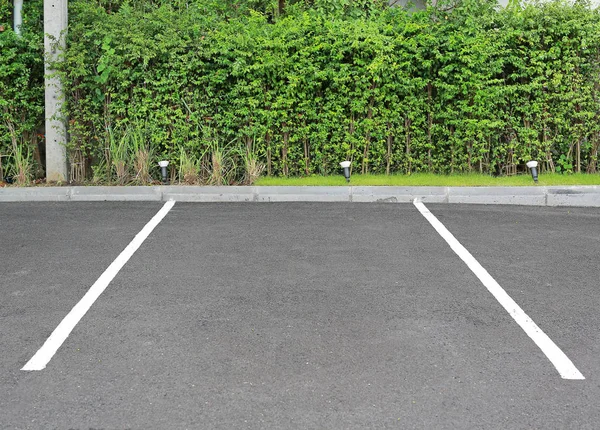 Espaço Vazio Para Estacionamento Livre Parque Público — Fotografia de Stock