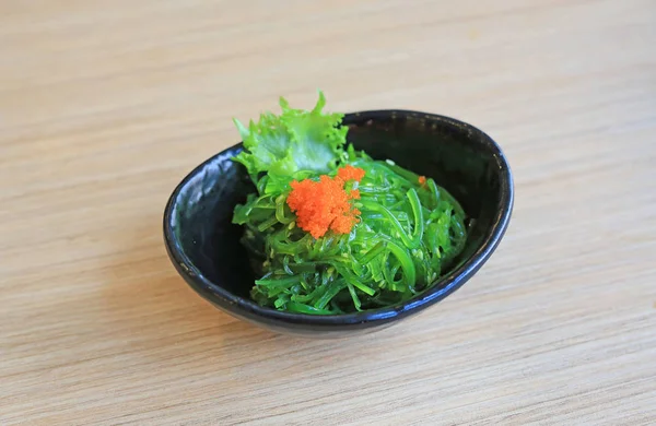 Японская Еда Салат Креветками — стоковое фото
