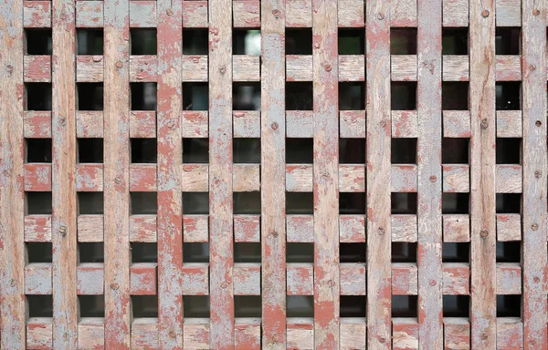 Oude Houten Raster Muur Textuur Voor Lucht Ventilatie — Stockfoto