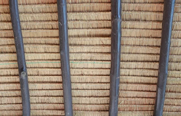 Tekstura Poszycie Dachu Tajlandii House — Zdjęcie stockowe