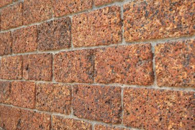 Perspektif eski vintage tuğla duvar