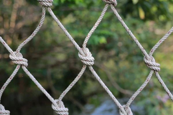 Climb Net Rope Close Background Textures — Stock Photo, Image