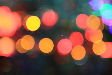 Soyut renkli bokeh ışıklar arka plan.