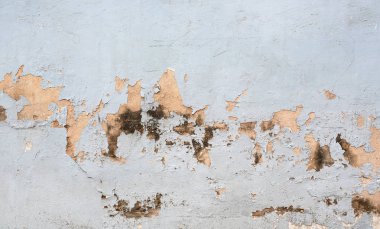 Bir çimento duvar yüzeyinde soyulması boya