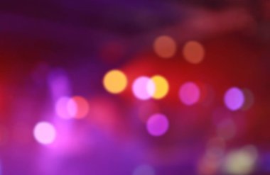 Renkli ışık bokeh arka plan bulanık.