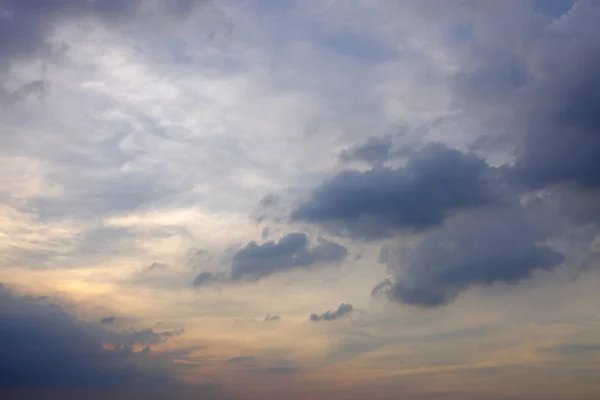Awan Gelap Langit Pada Malam Hari — Stok Foto