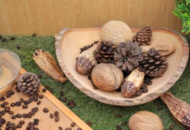 Dekoratif bir kahve arka plan.