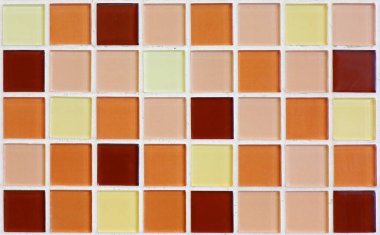 Seramik mozaik duvar arka plan üzerinde kullanma