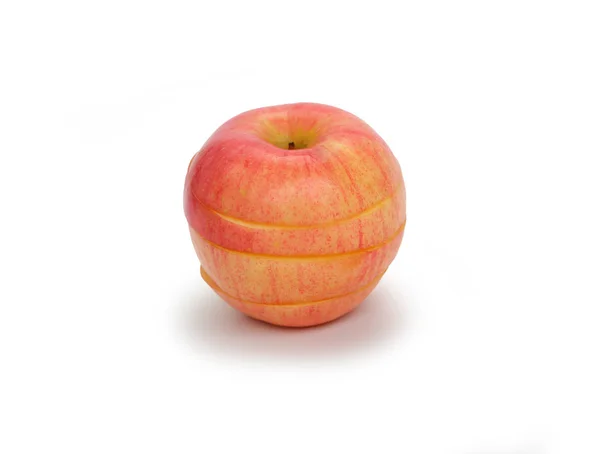 Apple Slice Isolated White — Stock Photo, Image