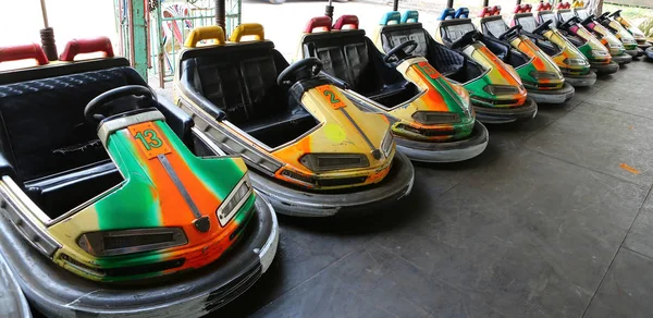 Bumper Cars Amusement — Stock Photo, Image