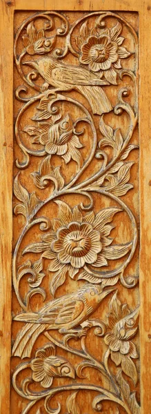 ヴィンテージタイスタイルの木材工芸品 — ストック写真