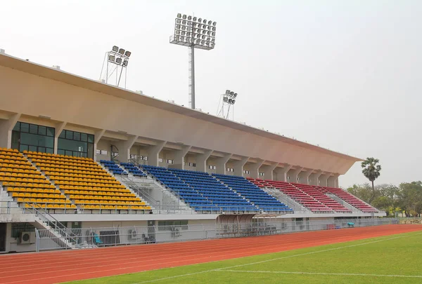 Running Track Stadium Field — Stock Photo, Image