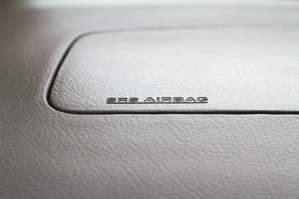 Srs Airbag Znak Technologia Tło Bezpieczeństwa — Zdjęcie stockowe