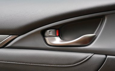 Detay iç araba kapı kolu