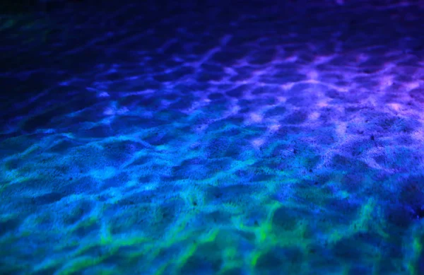 Luz Colorida Abstracta Bajo Agua — Foto de Stock