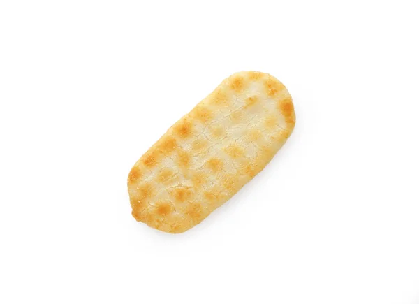 Giapponese Riso Cracker Isolato Sfondo Bianco — Foto Stock