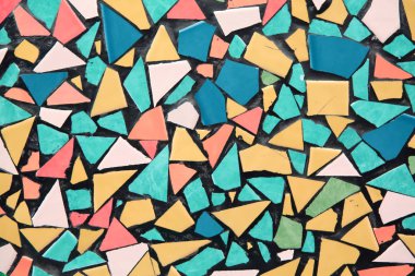 Soyut kiremit mozaik desen