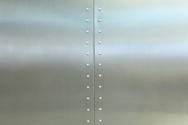 Metallplatte Mit Schrauben Hintergrund — Stockfoto