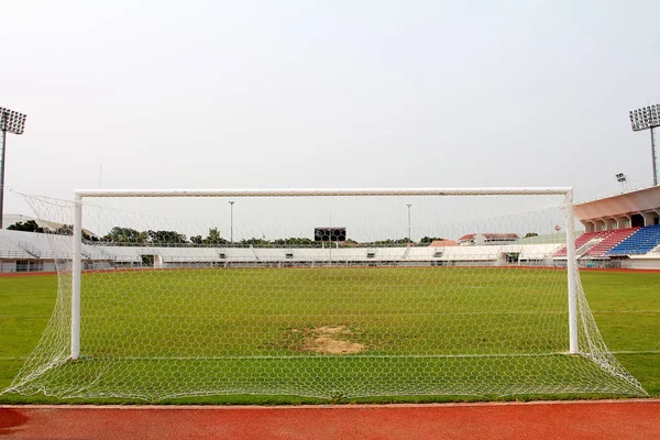 Empty Soccer Goal — Stock Photo, Image