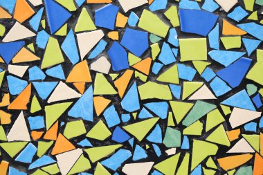 Soyut kiremit mozaik desen