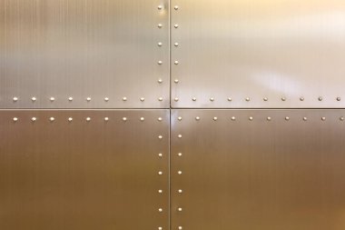 Vida arka planda metal plaka.