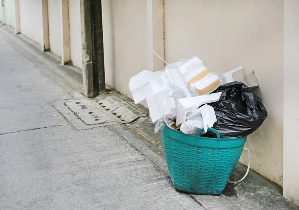 Public Plastic Bag Disposable Trash Bins Stock Photo 299593898