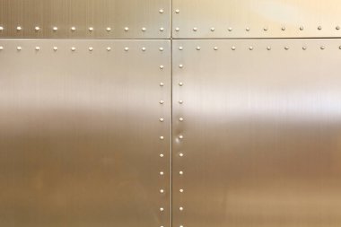 Vida arka planda metal plaka.