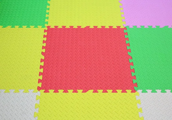 Colorful Foam Baby Playground Mat Kid Soft Mat Rubber Jigsaw — Stock Photo, Image