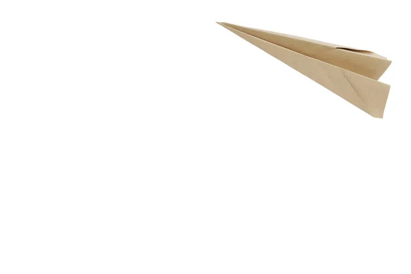 Paper Rocket Isolated White Background — Stock Photo, Image