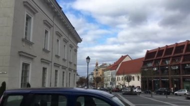 Vilnius, Litvanya. St. Casimir Kilisesi. Varış Noktası. Eski Şehir UNESCO 'nun Dünya Mirası. Ünlü ve Popüler Yer