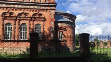 Pirevichi Köyü, Belarus 'un Gomel Bölgesi Zhlobin Bölgesi. All Saints Kilisesi Eski Kültürel ve Mimari Anıttır