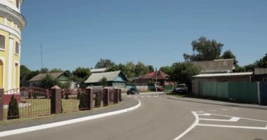 Chachersk, Gomel Bölgesi, Beyaz Rusya. Şekil değiştirme kilisesi. Chechersk 'te Ortodoks Kilisesi Güneşli Yaz Günü