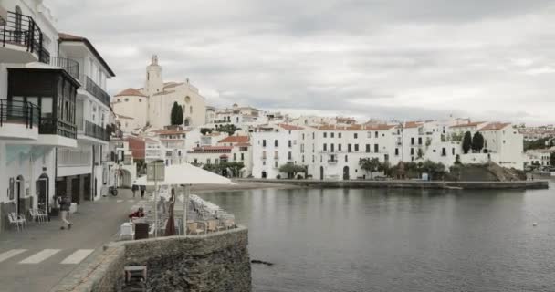 Cadaques, provincie Girona, Katalánsko, Španělsko. — Stock video