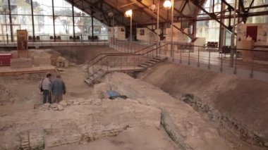Turov, Belarus - 22 Eylül 2018: Antik Turov 'un Hillfort Arkeolojik Alanı