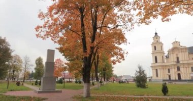 Budslau, Myadzyel Raion, Minsk Bölgesi, Beyaz Rusya. Kutsal Bakire Meryem 'in Sonbahar Günü Varsayımı Kilisesi
