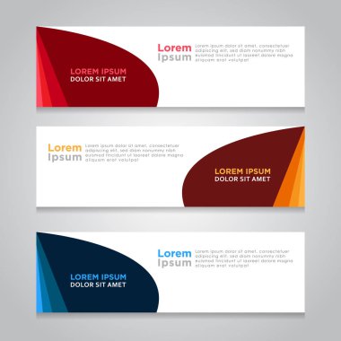 Vektör soyut tasarım afiş ağı şablonu.