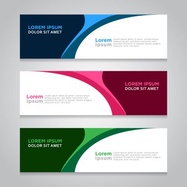 Vektör soyut tasarım afiş ağı şablonu.