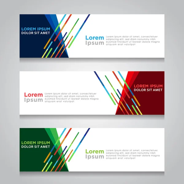 Vektör soyut tasarım web banner şablon. Web tasarım öğeleri - Header tasarımı. Soyut geometrik web banner şablon gri arka plan üzerinde. web afiş tasarım şablonu topluluğu.