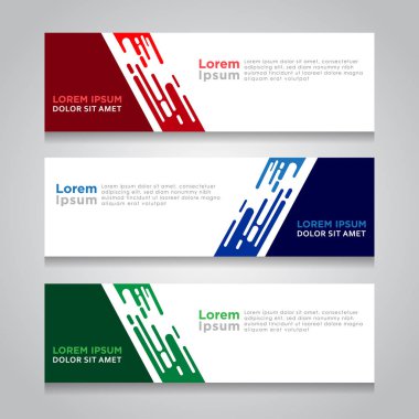 Soyut Web pankartı tasarım arka planı veya başlık şablonları