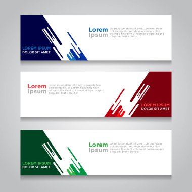Soyut Web pankartı tasarım arka planı veya başlık şablonları