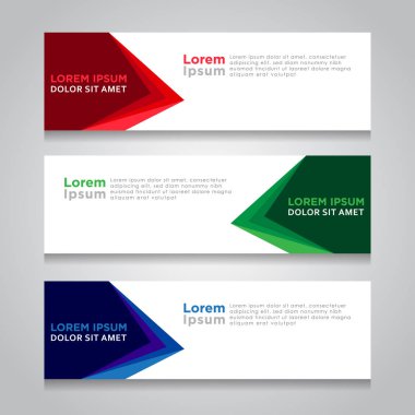 Soyut Web pankartı tasarım arka planı veya başlık şablonları