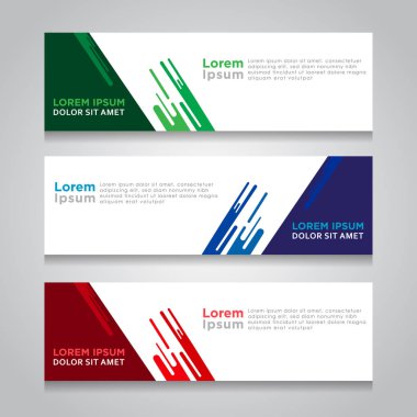 Soyut Web pankartı tasarım arka planı veya başlık şablonları