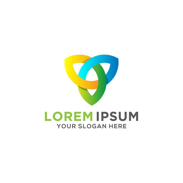 İş için vektör logo tasarım şablonu
