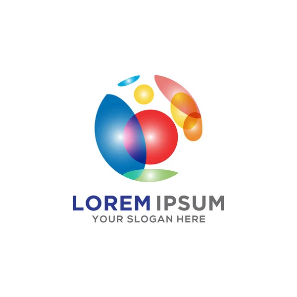 İş için vektör logo tasarım şablonu