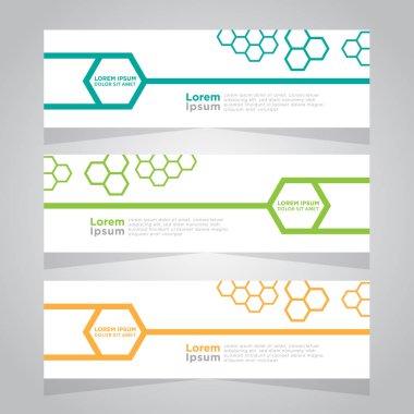 Vektör soyut tasarım web banner şablon. Web tasarım öğeleri - Header tasarımı. Soyut geometrik web banner şablon gri arka plan üzerinde. web afiş tasarım şablonu topluluğu.